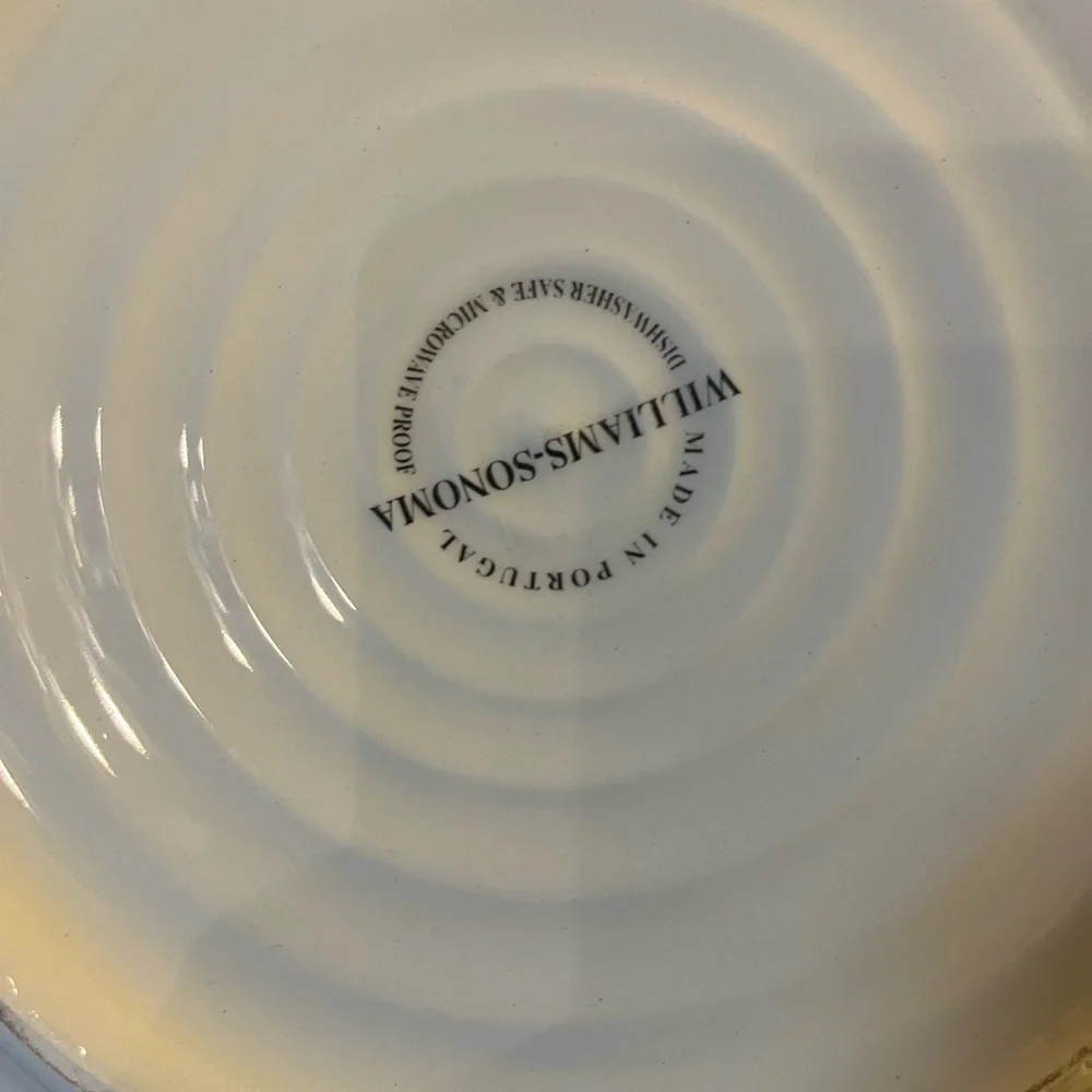 Williams Sonoma Olive Branch Serving Bowl Pasta Bowl Retired 12” Diameter